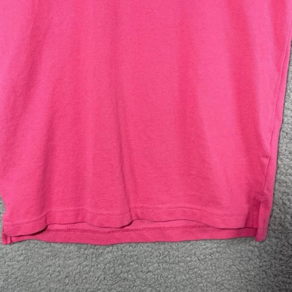 Aeropostale Polo Womens XS Pink Short Sleeve Logo Pique Casual Preppy Top 000684